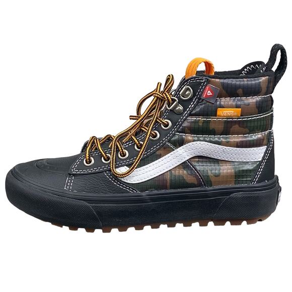Vans Unisex SK8 Hi MTE Camo Black All Weather Sneaker Boot Size M 5 W 6.5 - Picture 3 of 11